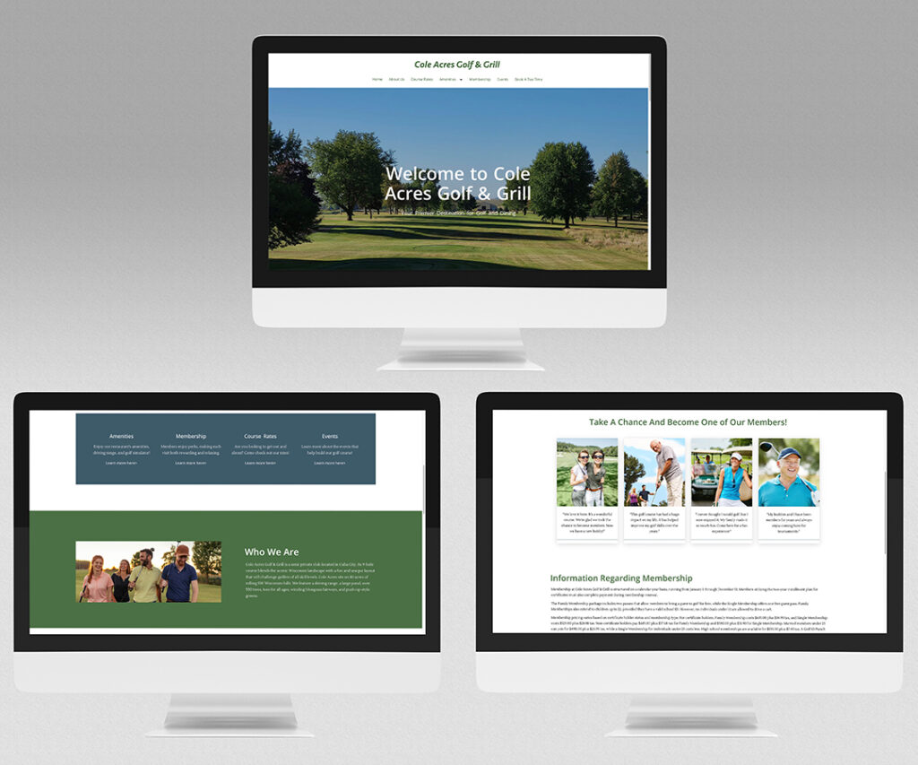 A website designed using WordPress. The project assignment was to design or redesign the homepage for a business in our hometown.